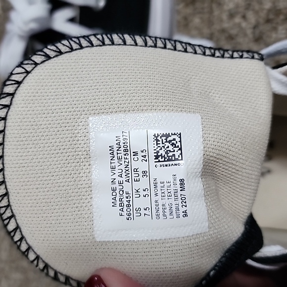 Converse Black Platform Sneakers - Picture 6 of 6